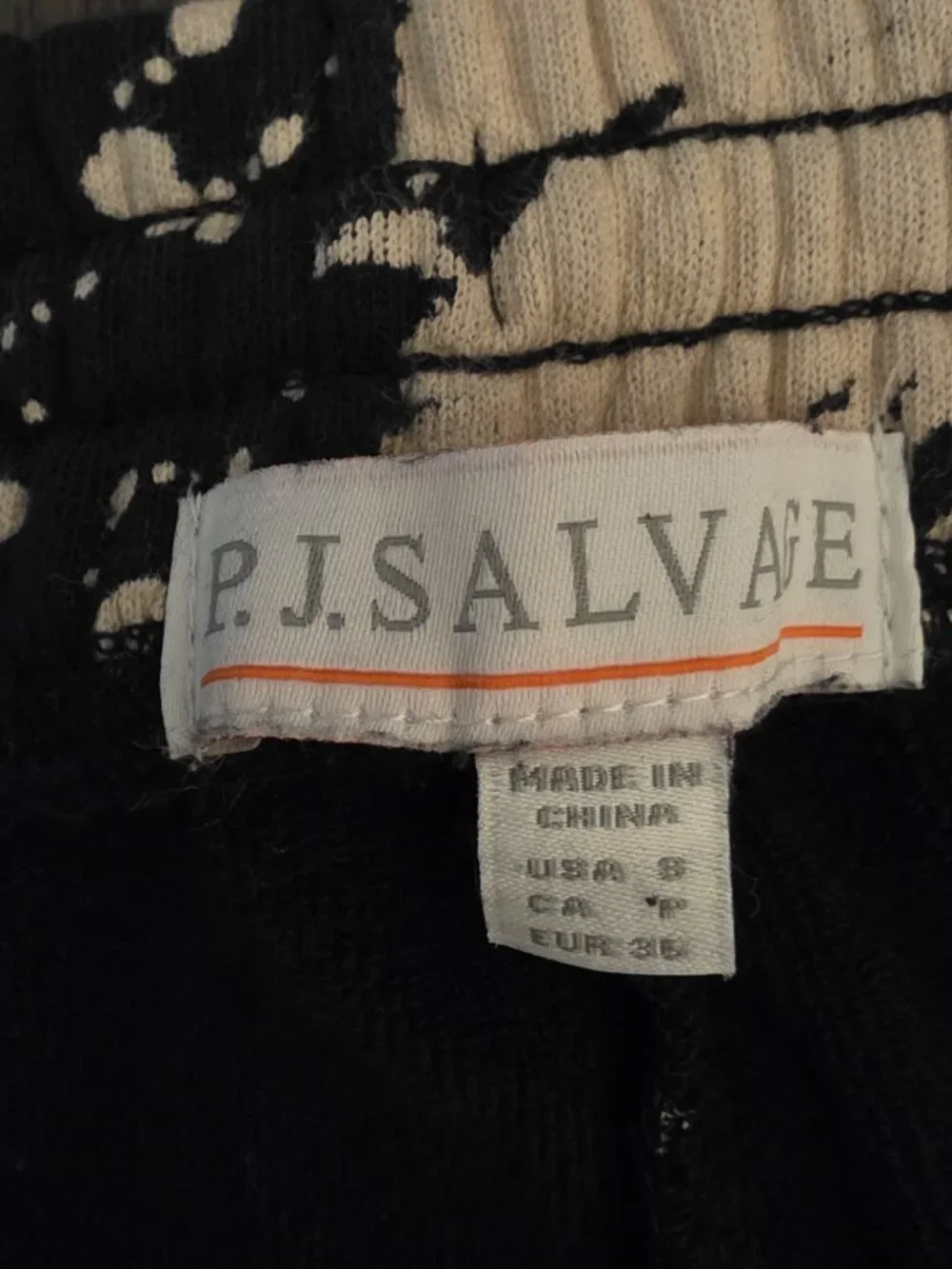 PJ Salvage Stormy Monday Banded Pants NWT Tie Dye Small